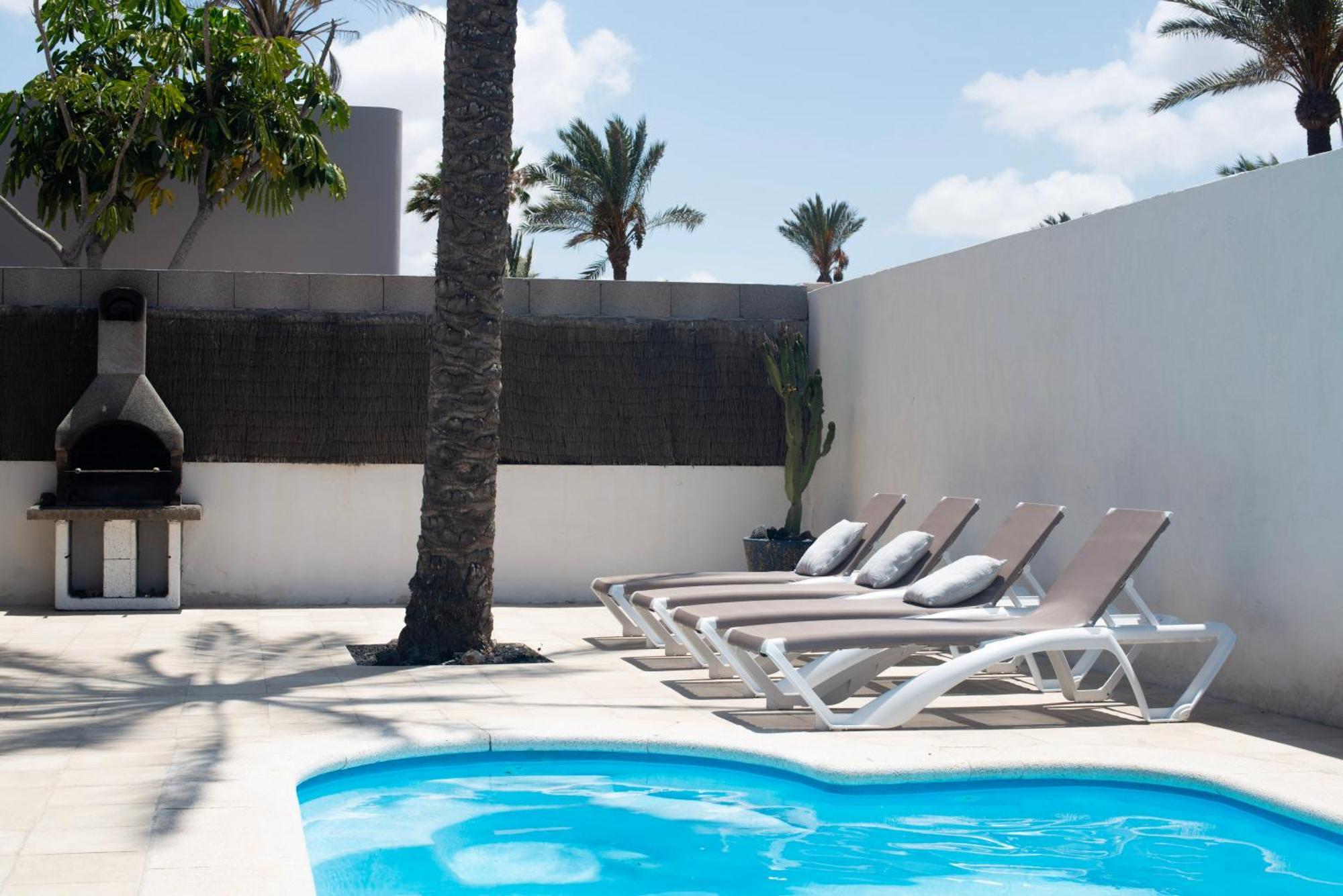 House Boho Palm With Private Heated Pool And Garden, 3 Bedrooms, Wi-Fi 코라레호 외부 사진