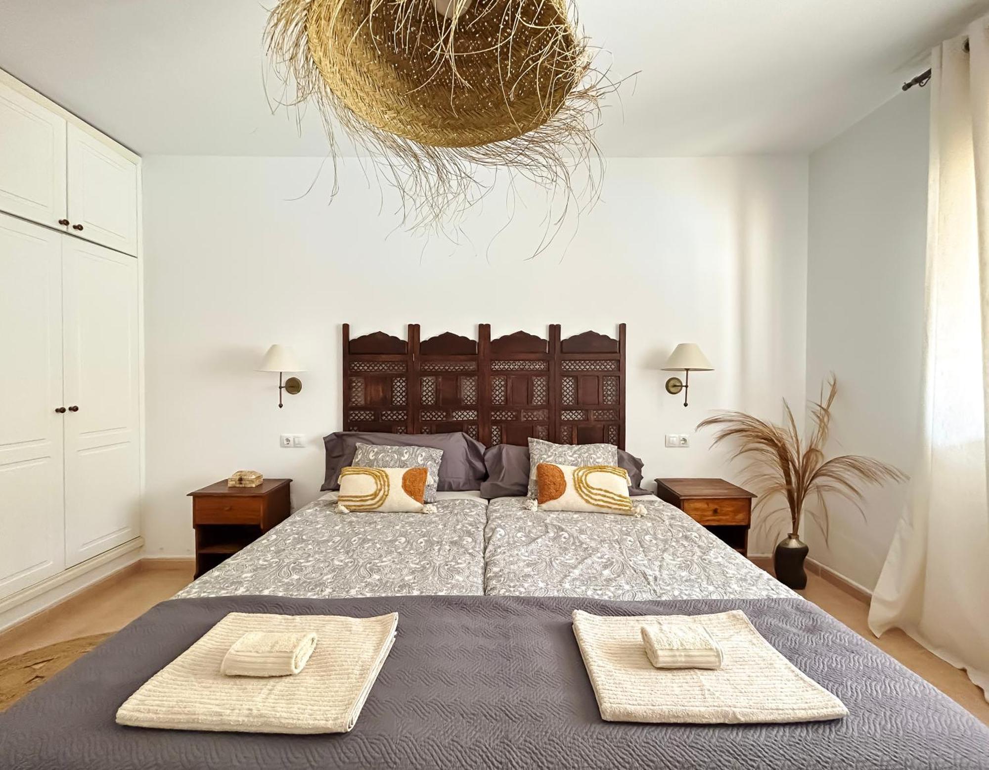House Boho Palm With Private Heated Pool And Garden, 3 Bedrooms, Wi-Fi 코라레호 외부 사진